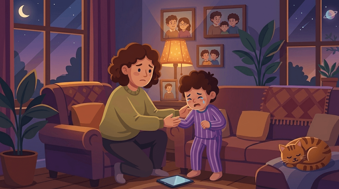A child in emotional distress